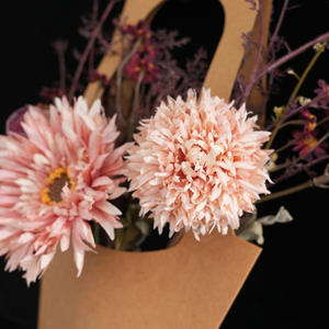 Koreanische Art kleine blaue Blumen kunst Dekoration DIY künstliche Blume Blumenstrauß Karten tasche Kraft papier Handtasche frische Blume - Product Image 4