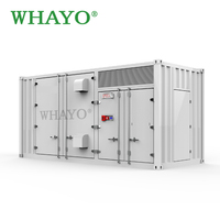 Système de stockage d'énergie par batterie (BESS) Whayo 1MWh 2MWh 5MWh à refroidissement par air, conteneur 20ft 40ft, pour applications commerciales et industrielles (C&I)