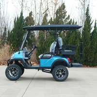 Voiture de golf électrique tout-terrain rose pas chère, 4 places, 2 places, batterie Lifepo4 48v, lithium, personnalisée, 6 places