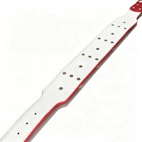 Collier pour chien en cuir PU à clous style western, motif tournesol, réglable, rouge, en cuir PU gaufré croco, avec rivets métalliques, pour animaux de compagnie