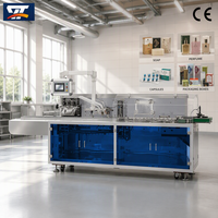 Machine d'emballage horizontale automatique à grande vitesse pour tablettes, savons, cosmétiques, boissons, masques, avec pompe à roulement PLC