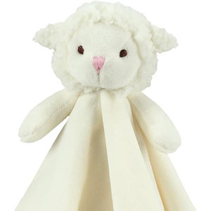 Enfant en bas âge Snuggle Toy Animal en peluche bébé en peluche Animal couverture de sécurité confortable en peluche bébé couverture de sécurité Loveys - Product Image 3