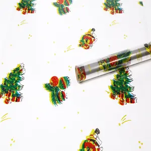 جديد عيد الميلاد سلسلة السيلوفان التفاف ورقة الملونة ورق زينة