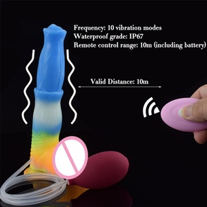 Nuevo Vibrador Inalámbrico con Forma de Pene de Caballo, Dildos de Fantasía, Tapón Anal Luminoso, Masturbadores Femeninos, Juguetes Sexuales para Adultos - Product Image 5