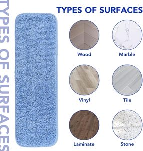 Repuesto de Mopa de Microfibra Personalizado, Rectangular, para Mopa Húmeda, con Sistema de Escurrido Deslizante, <2 kg, Absorción en <10 Segundos - Product Image 4