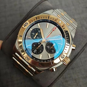 Classic 3 Eye 6 Hands <b>Chronograph</b> Watch Stainless Steel Band Multifunction Men's Business <b>Automatic</b> Watch - Product Image 2