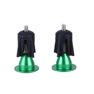 Tapones de manillar de aleación de aluminio para bicicleta, tapas finales duraderas azules de 22,2mm para bicicletas de carretera - Product Image 4