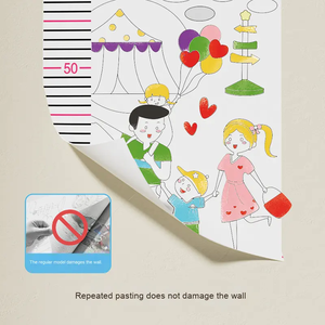 لفة تلوين Foska للأطفال لاصقة تلوين للأطفال الصغار ، رسم ورق تلوين للأطفال هدية للصف عيد ميلاد منزلي - Product Image 5