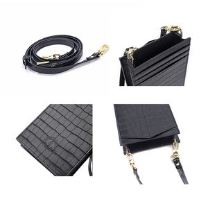 Sac en cuir portable, pochette de luxe pour femme, mini sac à bandoulière, petit sac fonctionnel pour femme, sac pour téléphone portable - Product Image 6