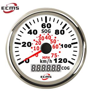 3-3/8'' (85mm) Marine GPS Speedometer Odometer <strong>120KMH</strong> 75MPH With Backlight 12V/24V - Product Image 1
