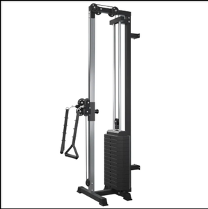 Macchina Cavi Crossover per Allenamento Corpo Trazioni <span class=keywords><strong>Lat</strong></span> <span class=keywords><strong>Machine</strong></span> Bicipiti Tricipiti Vogatore Trainer Torre a Puleggia Alta Montata a <span class=keywords><strong>Parete</strong></span> con Carico a Dischi - Product Image 4