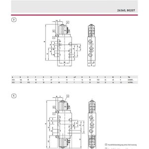 Vanne solénoïde hydraulique Norgren 24V DC, port 1/4 po, vanne de commande directionnelle d'huile 791N024DWD1MN00 - Product Image 6