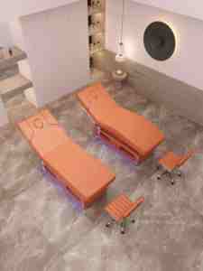 HOCHEY Chaise de massage électrique pour salon de beauté, cosmétique, spa, dermatologie des cils, esthétique, lit de massage - Product Image 5