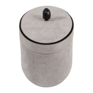 Decorative Suede <b>Box</b> with Lid Modern Storage <b>Box</b> for Bedroom Coffee Table Bathroom <b>Vanity</b> Accent Chic - Product Image 5