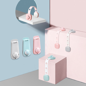 Nouvelles serrures de sécurité pour enfants sécurité magnétique rotative pour bébé pour fenêtre coulissante tiroir placard boîte Frid armoire porte-pour placard - Product Image 5