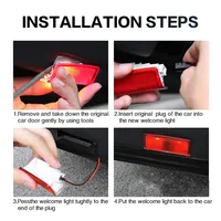 Nouvelles ampoules LED 12V pour la décoration intérieure des portières de voiture, accessoires pour GLC X253 C253 W176 W177 W246 W205 W212 W213 W166