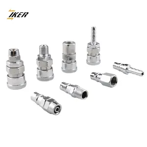 10PCs Air Hose Fitting Quick Connect Coupler Plastic Steel Quick Connector C Type SH PH Pneumatic for 8//10//12mm Air Pipe 10mm（30）