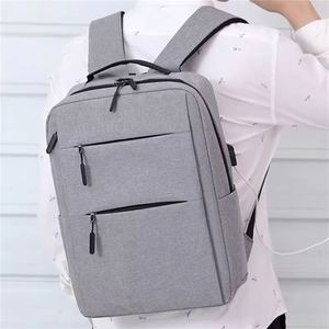Sac à dos personnalisé avec logo pour hommes d'affaires, étudiants, voyageurs, en polyester, avec port USB, imperméable, design pour ordinateur portable, sac à dos scolaire - Product Image 4