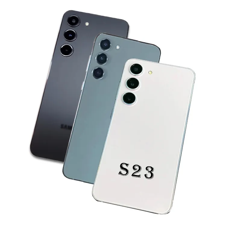 Fot samsung galaxy S23 S23 + S23ultra S22 modelo 99% novo telefone móvel usado desbloqueado de segunda mão telefones inteligentes para venda