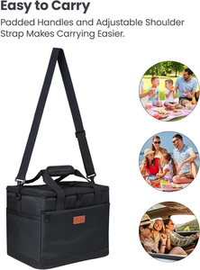 Portable <strong>Insulated</strong> Polyester Lunch Tote Bag Leakproof and Reusable With <strong>Ice</strong> Cream <strong>Container</strong> <strong>for</strong> Work and Meal Prep - Product Image 4