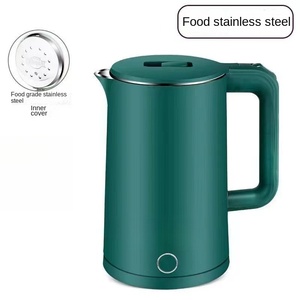 Hot Sale Double Layer Multi Color Option Tea <b>Water</b> <b>Kettle</b> PP Plastic 201/304 Stainless Steel Nordic Design Auto Shut-Off Wood - Product Image 3