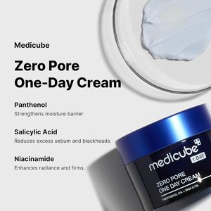 Medicube Zero Pore Tek Günlük Krem Gözle Görülebilir Şekilde Daha Küçük Gözenekler Sağlar, Asit İçeren Gözenek Sıkılaştırıcı Krem ve Kore Cilt Bakımı - Product Image 5