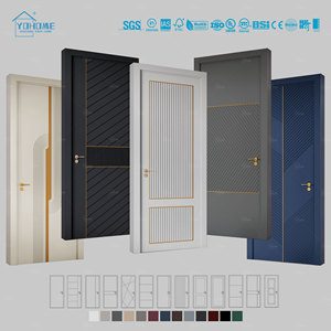 Anh Phong Cách Bằng Gỗ Trong Nhà Cửa Hiện Đại 35 36 40dB Cách Âm Nội Bộ Cửa Ra Vào Và Khung MDF Nhà Nội Thất Cửa Cho Nhà - Product Image 3