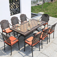 Mesa de azulejos de cerámica de aluminio fundido a presión
