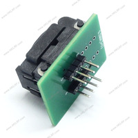 Adaptador de programador DFN8 QFN8 a DIP8, zócalos DFN8 MLF8 QFN8 3*2 con pin central
