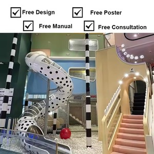 Beilai Soft Play Équipement de terrain de jeu intérieur Tapis de trampoline en mousse haute densité Thème de conte de fées Jouet communautaire pour enfants en plastique - Product Image 5