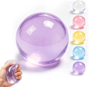 Needoh Coconut Oil Style Ball Needoh Clear Stress Relief Toy Needoh Soft <b>Squishy</b> Fidget Toy for Adult Anxiety Relief Play - Product Image 1