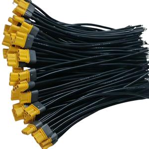 Faisceau de câblage personnalisé MR30 à 3 broches en silicone, câble de batterie 18AWG OFC pour robotique, UAV, ESC, moteur, drone FPV - Product Image 2