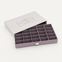 Boîtes rigides haut de gamme avec logo personnalisé, pelliculage brillant, recyclables, emballage de chocolat artisanal, boîte cadeau vide
