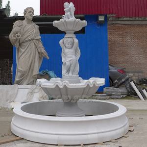 All'ingrosso tutti i tipi di pietra giardino di marmo fontane statua fontana di acqua all'aperto - Product Image 2