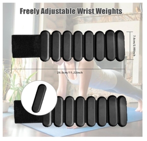 Pesas de Tobillo al por Mayor para Mujeres y Hombres, Ajustables, de Silicona, Multicolor, para Entrenamiento Deportivo, Yoga, Pesas de Muñeca, Brazalete con Rodamientos - Product Image 4