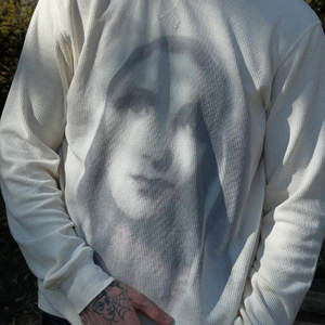 Хлопковая трикотажная футболка большого размера - Product Image 3