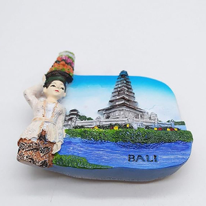 WeiVista personalizado resina Bali Indonesia nevera imán recuerdo fabricante - Product Image 6