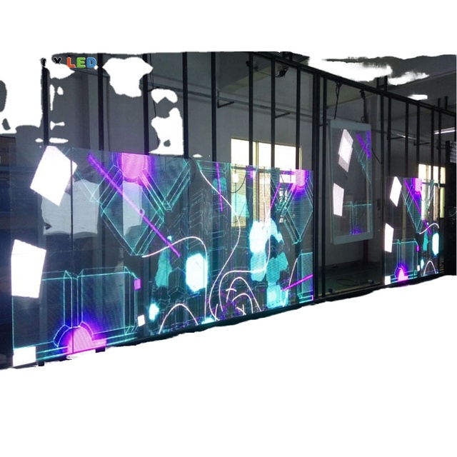 Transparent Flexible LED Display Module Indoor Outdoor High Brightness Waterproof Advertising Panel P3.9 Pixel Pitch 750 Nit
