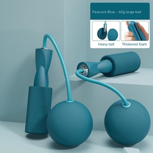 Cordless Jump <b>Rope</b> With Heavy Balls Sports Fitness Training Bodybuilding <b>Exercise</b> Rapid Speed Skipping <b>Rope</b> Home Gym Equipment - Product Image 3