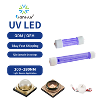 Lámpara Desinfectante Tubular de Luz Ultravioleta Lejana (UVC) TIANHUI de 222nm con 3W de Potencia y 20,000 Horas de Vida Útil para Dispositivos Médicos