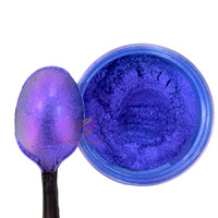 Pigment super caméléon en poudre Pigment de mica à changement de couleur rouge violet orange Pigment scintillant en vrac de qualité cosmétique