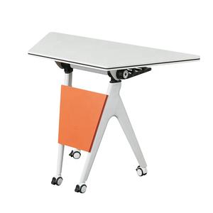 Tavolo Pieghevole per Conferenze su Misura con Telaio in Acciaio, Tavolo Pieghevole a Ventaglio per Uffici Aziendali, Eventi e Seminari - Product Image 3