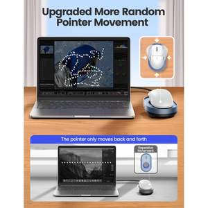 Vaydeer Mouse Mover M4 Dispositif de mouvement optique sans pilote, alimenté par batterie, agitateur de souris bleu marine en stock - Product Image 4