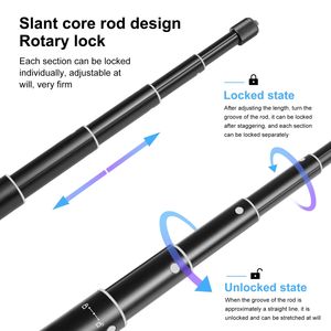 Nuovo arrivo PULUZ 70cm metallo Selfie Stick monopiede con Base adattatore & vite per Insta360 <span class=keywords><strong>One</strong></span> RS / X2 / X3 - Product Image 4