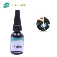 Résine de réparation pour fissures de pare-brise de voiture, 60cps, flacon de 15ml, colle UV