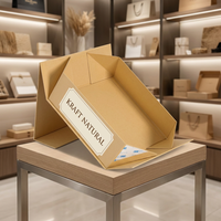 Boîte en papier bleu métallisé à fermeture magnétique, carton cadeau personnalisé pour le stockage de tablettes d'aromathérapie et de feuilles de soins de la peau