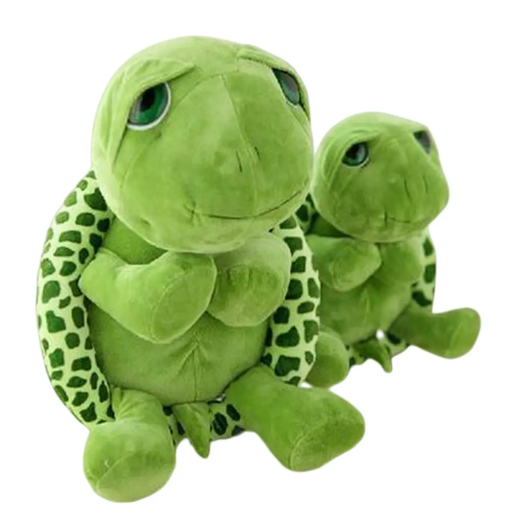 Vente en gros Cadeau d'anniversaire pour enfants Série d'animaux marins Poupée en peluche Douce et mignonne Tortue de mer aux grands yeux Jouet en peluche