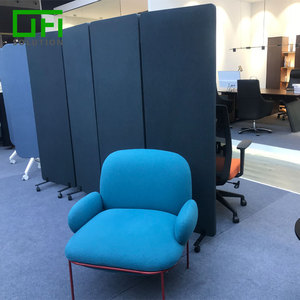 Divisorio Acustico in Feltro di Poliestere PET Fonoassorbente, Schermo per Privacy in Ufficio, Separatore Acustico Autoportante - Product Image 3