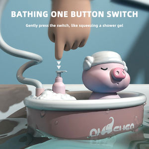 Samtoy interactivo lindo cerdito verano juego de agua <span class=keywords><strong>bañera</strong></span> ducha juguetes no tóxicos bebé juguetes de baño con cabezal de ducha - Product Image 4