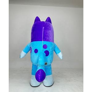 Adultos tamaño felpa <span class=keywords><strong>perro</strong></span> Azul mascota ropa niños cumpleaños carnaval fiesta Cosplay dibujos animados <span class=keywords><strong>Anime</strong></span> inflable Bingo <span class=keywords><strong>perro</strong></span> disfraces - Product Image 3